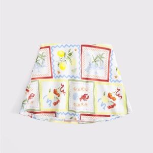 Abercrombie & Fitch Tile Print Skort